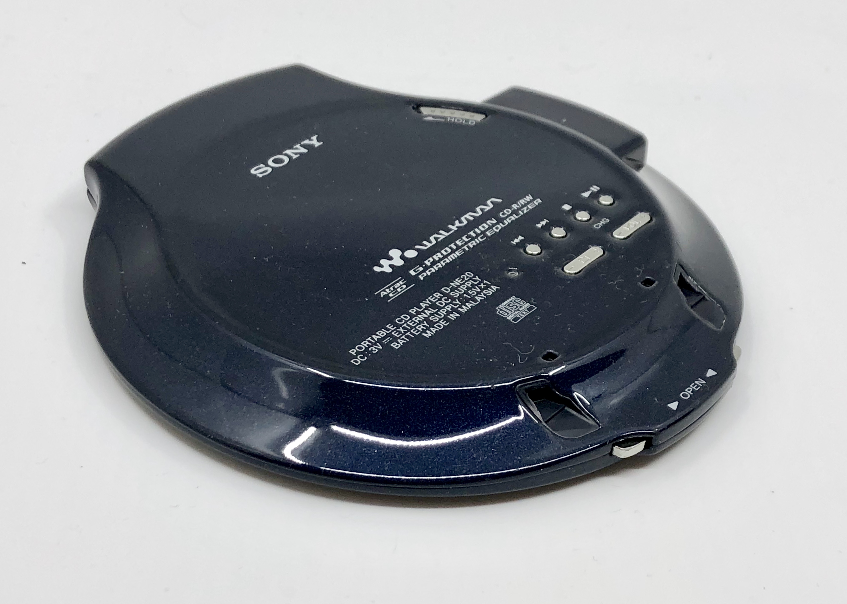 Sony CD Walkman D-NE20 Dark Blue Portable CD Player