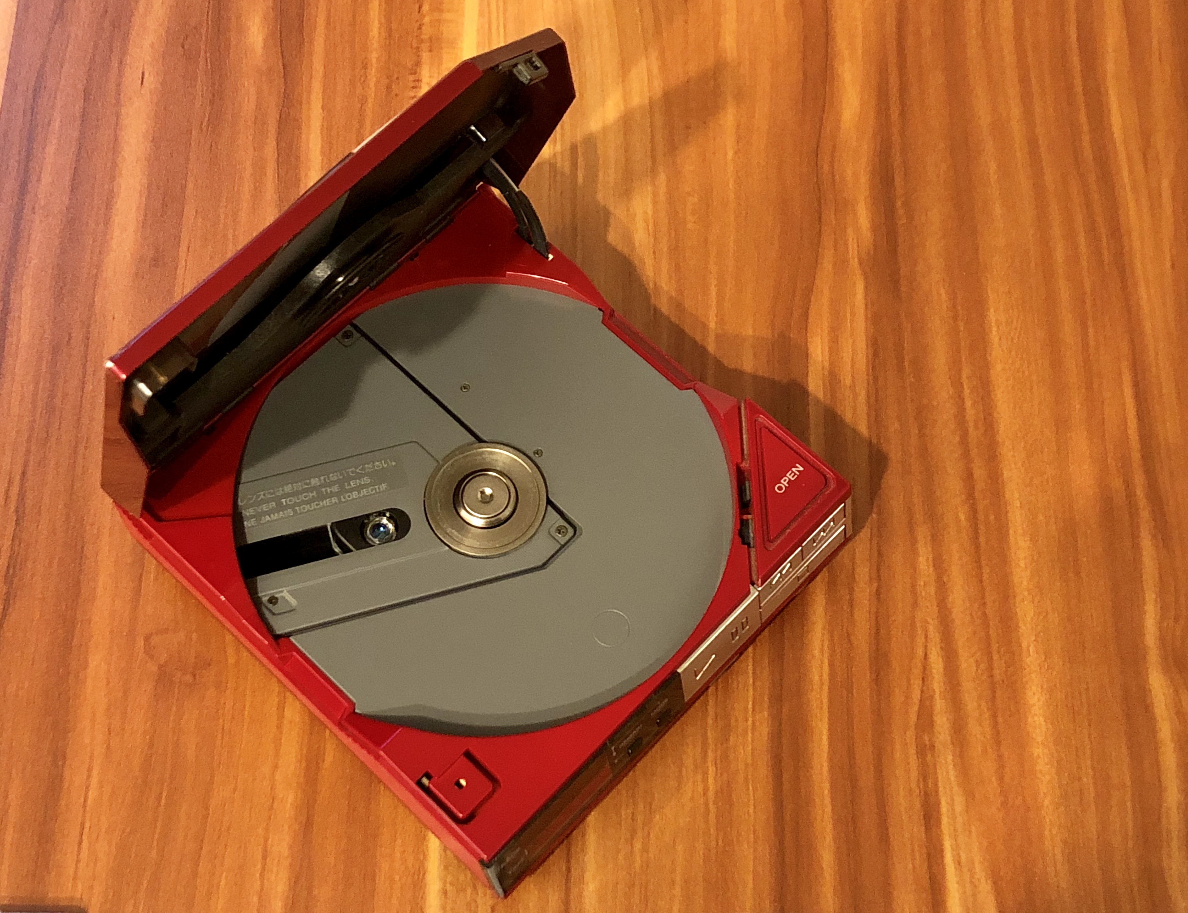 Sony Discman D50 Red Portable CD Player