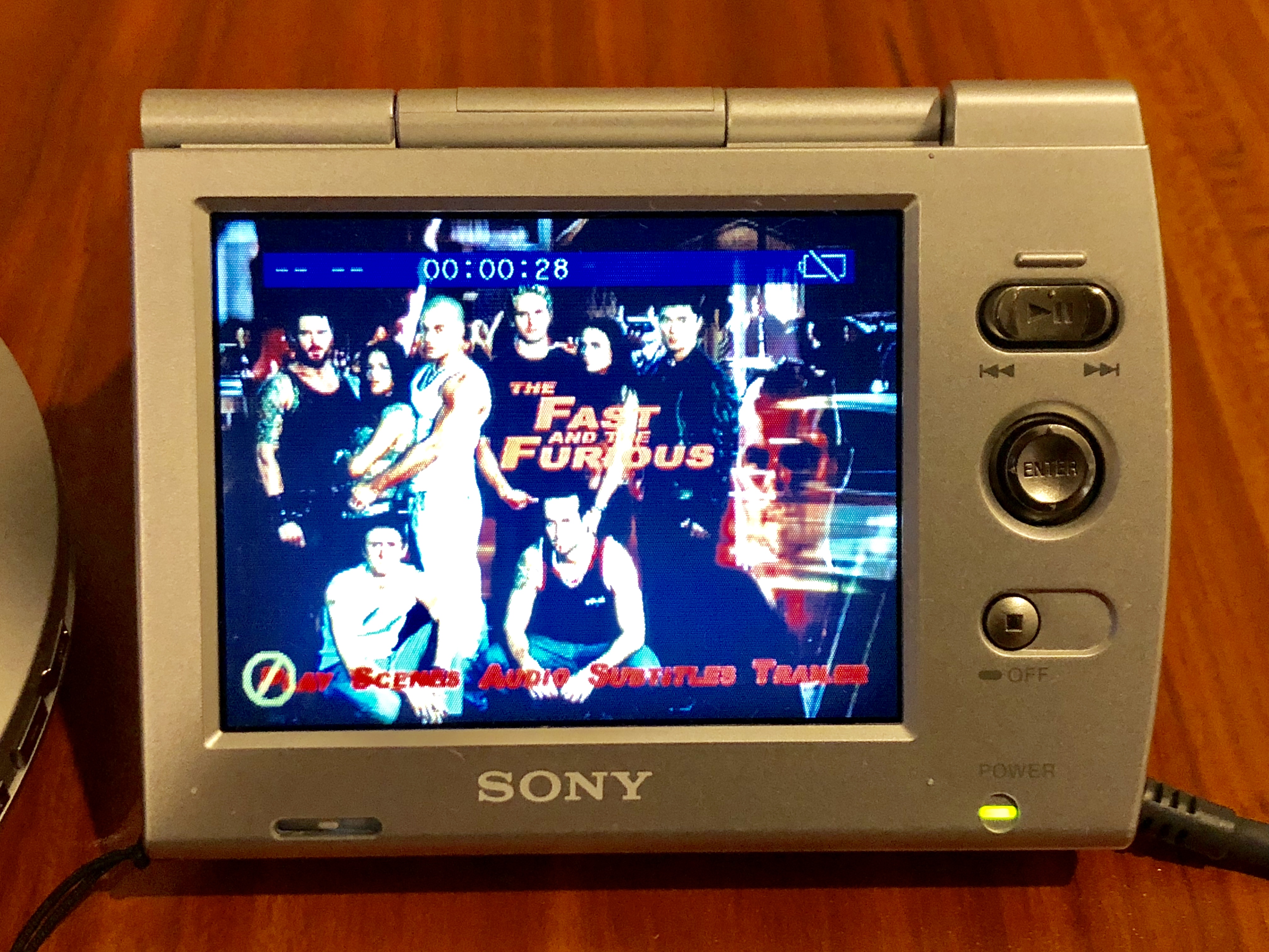 Sony D-VM1 Silver Portable DVD CD Player