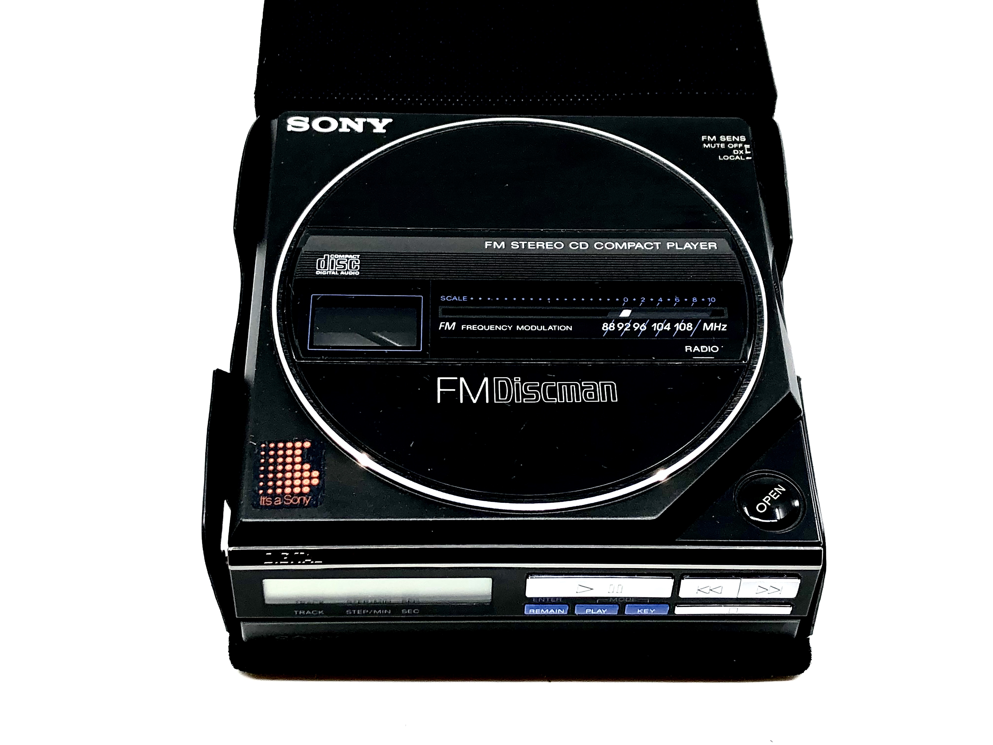 Sony Discman D-55 Portable CD Player with Stereo FM
