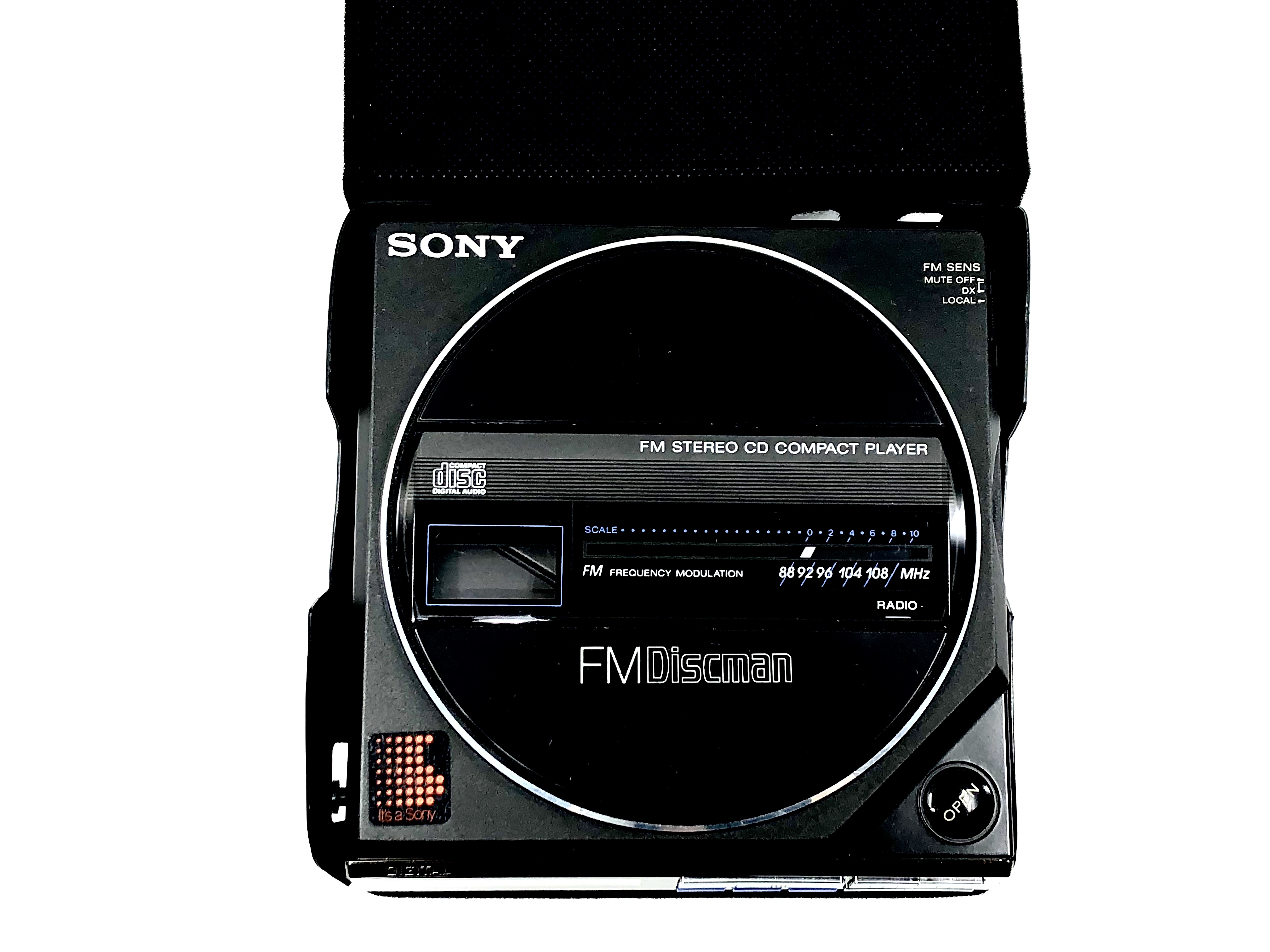 SONY Discman FM/AMラジオ 高音質 CDプレーヤー D-55T Sony Discman D-55 Portable CD Player with Stereo FM