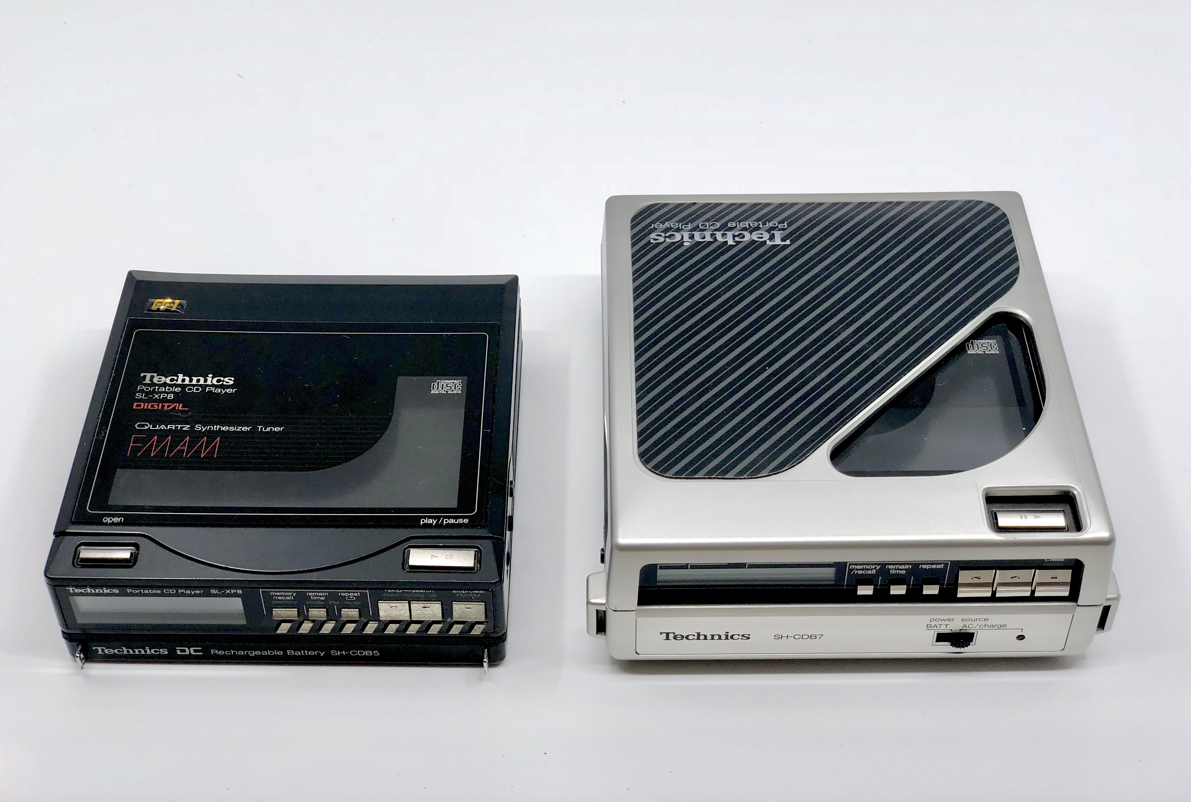 Technics SL-XP7, SL-XP8 Comparison