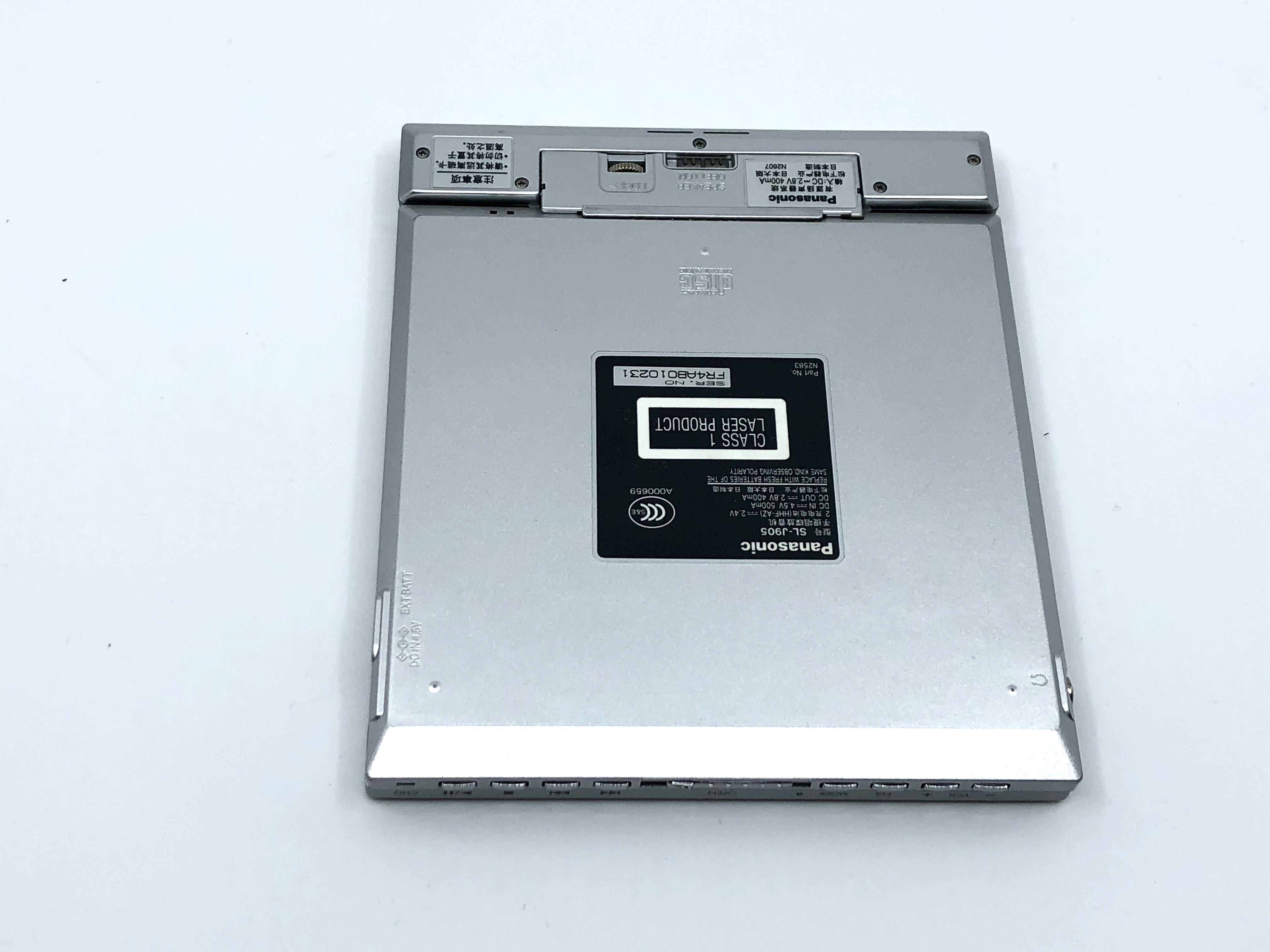 Panasonic SL-J905 Portable CD MP3 Player