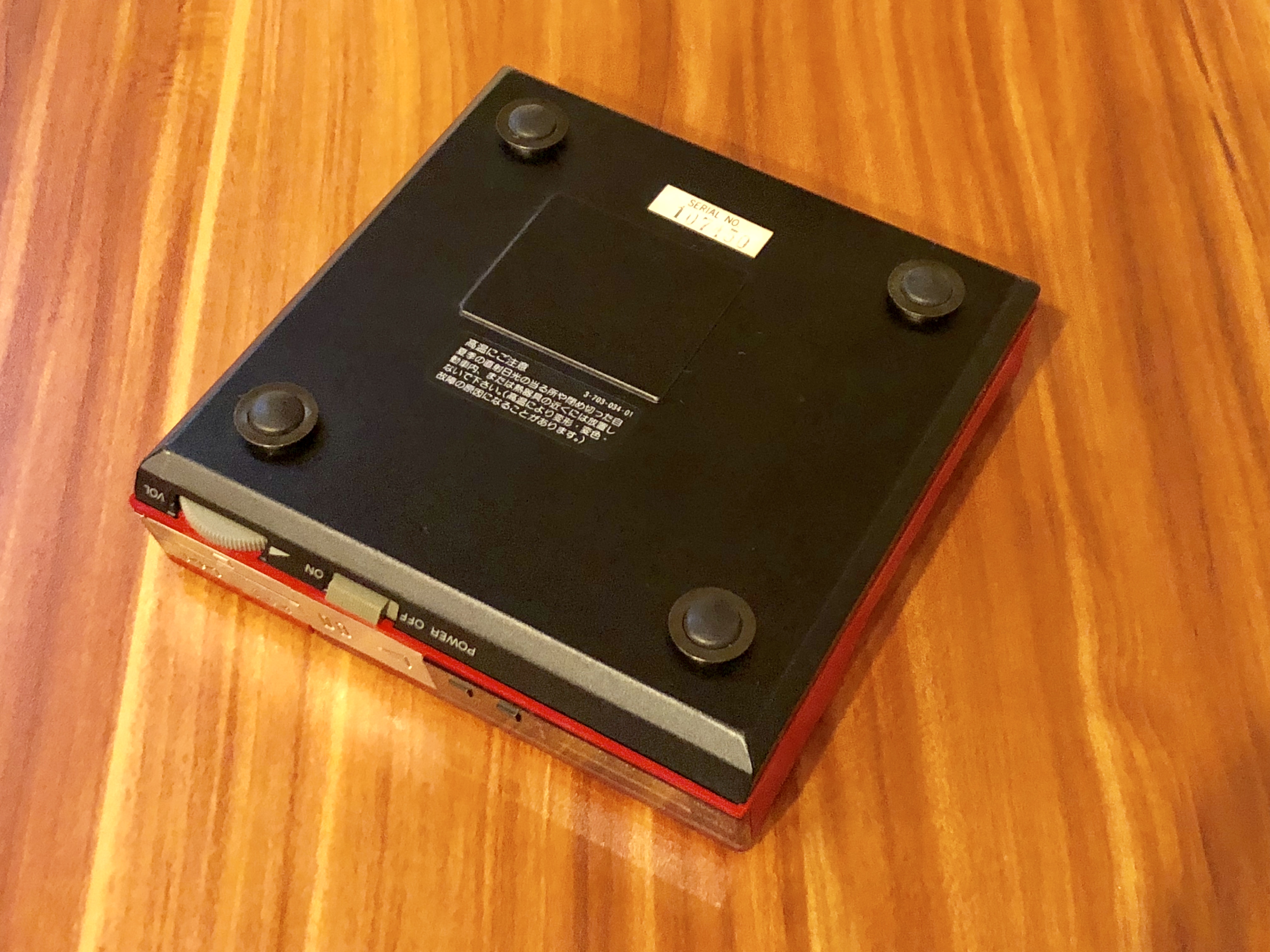Sony Discman D50 Red Portable CD Player