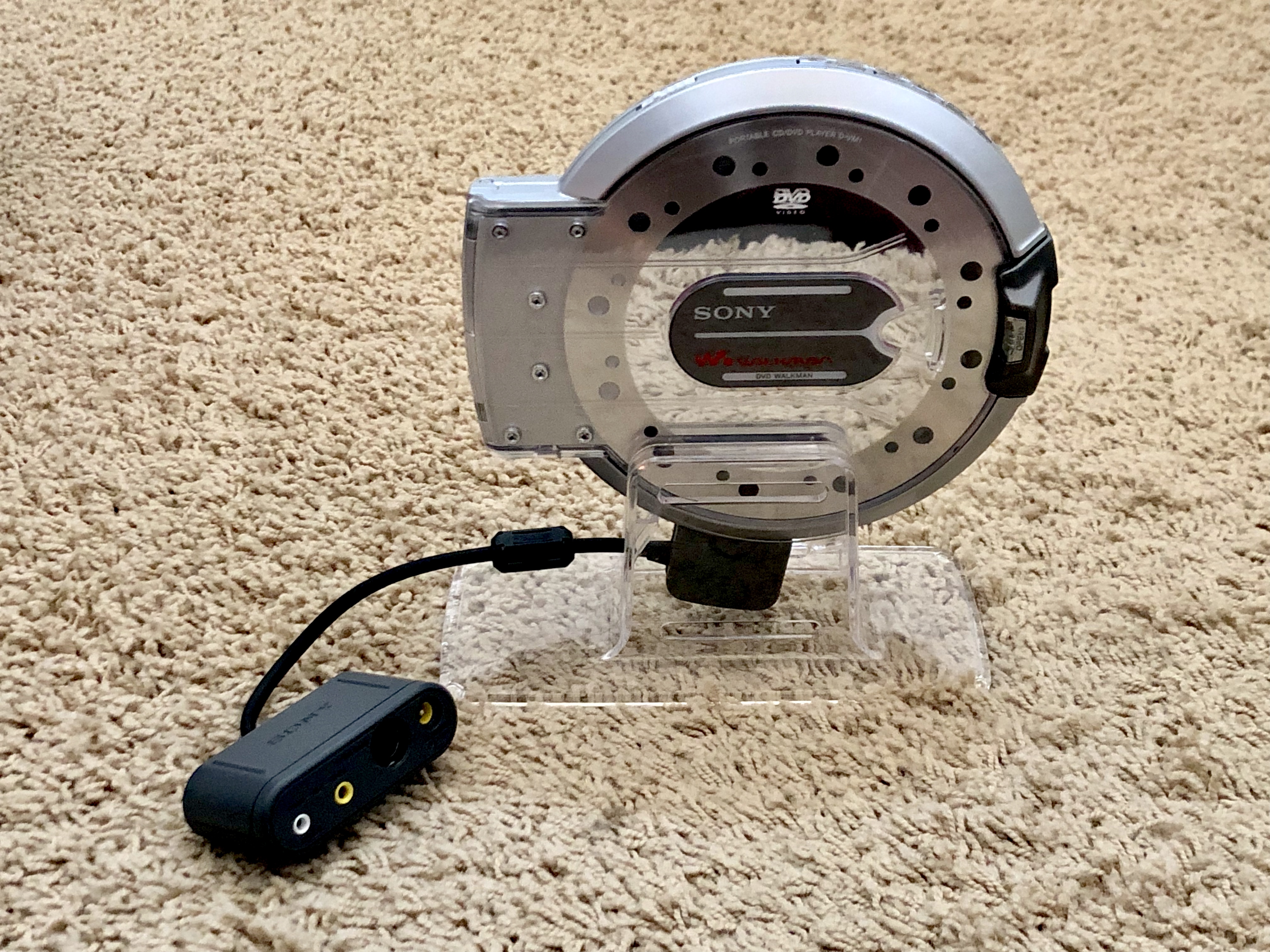 Sony D-VM1 Silver Portable DVD CD Player