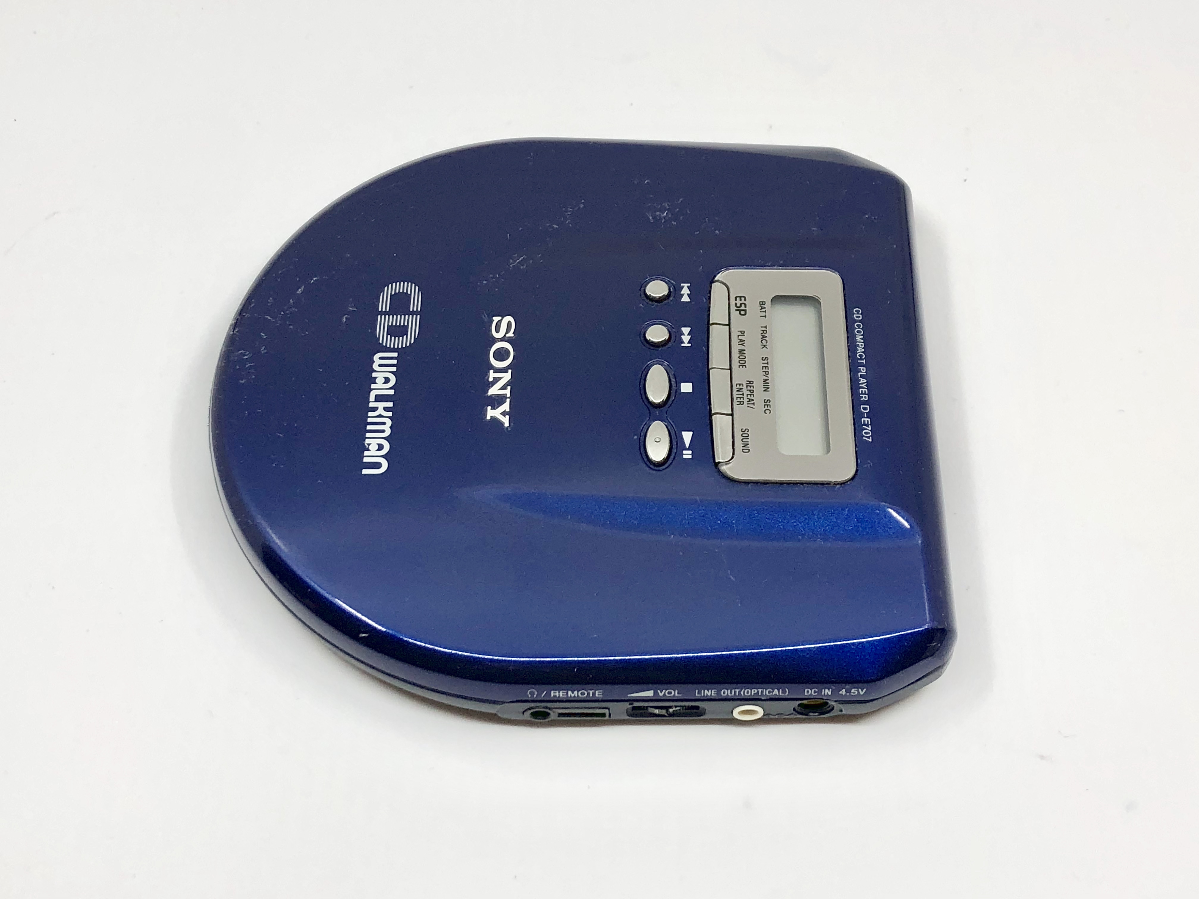 ソニー CDウォークマン　D-E707 CD WALKMAN Sony CD Walkman D-E707 Dark Blue Portable CD Player