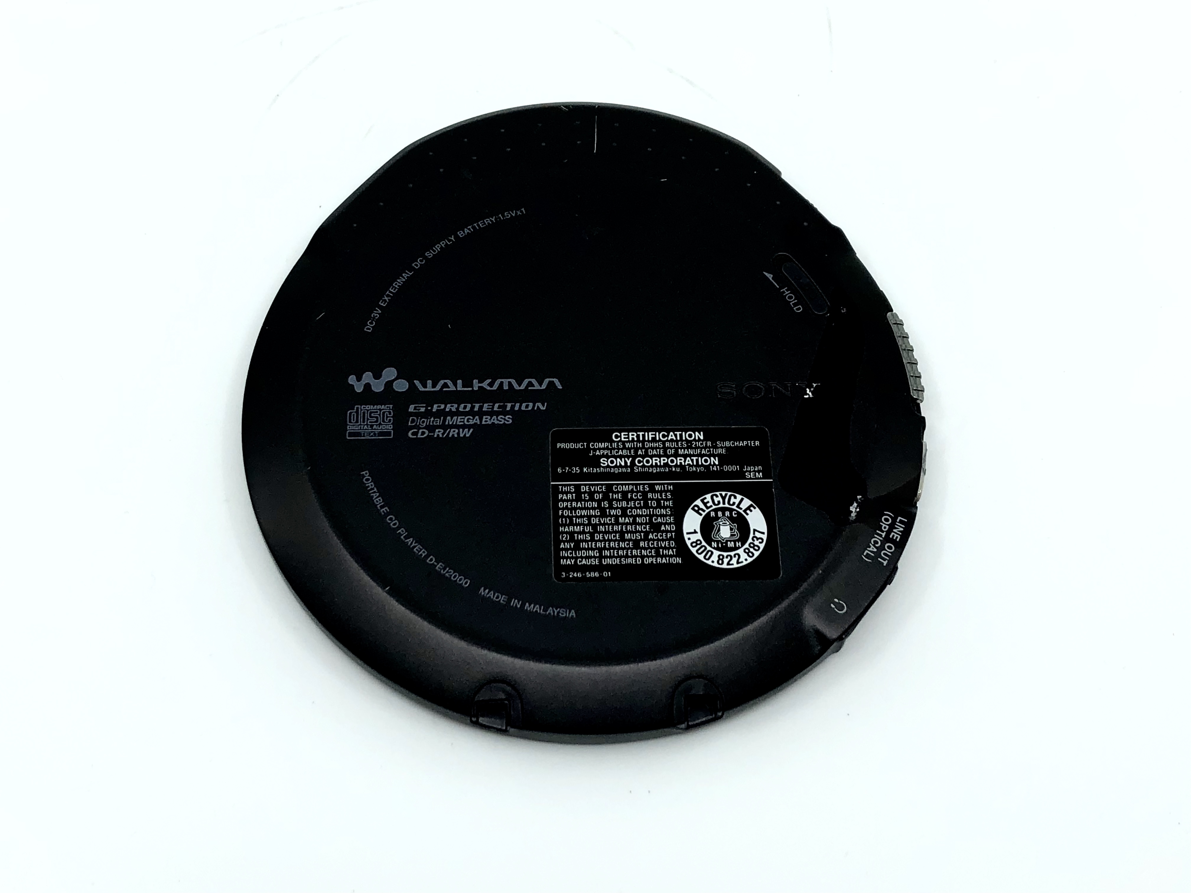 Sony CD Walkman D-EJ2000 Portable CD Player