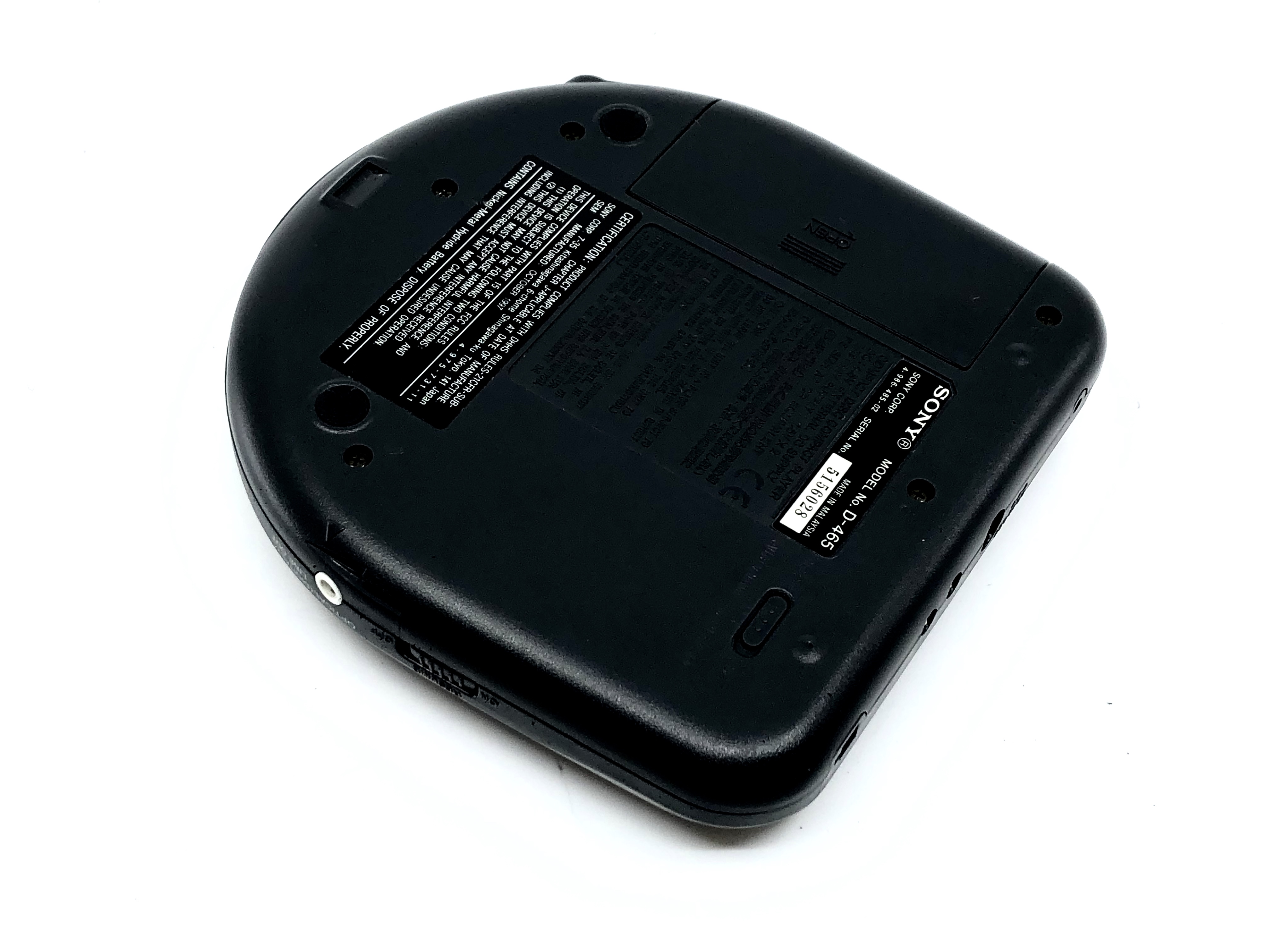 Sony Discman D-465 Portable CD Player