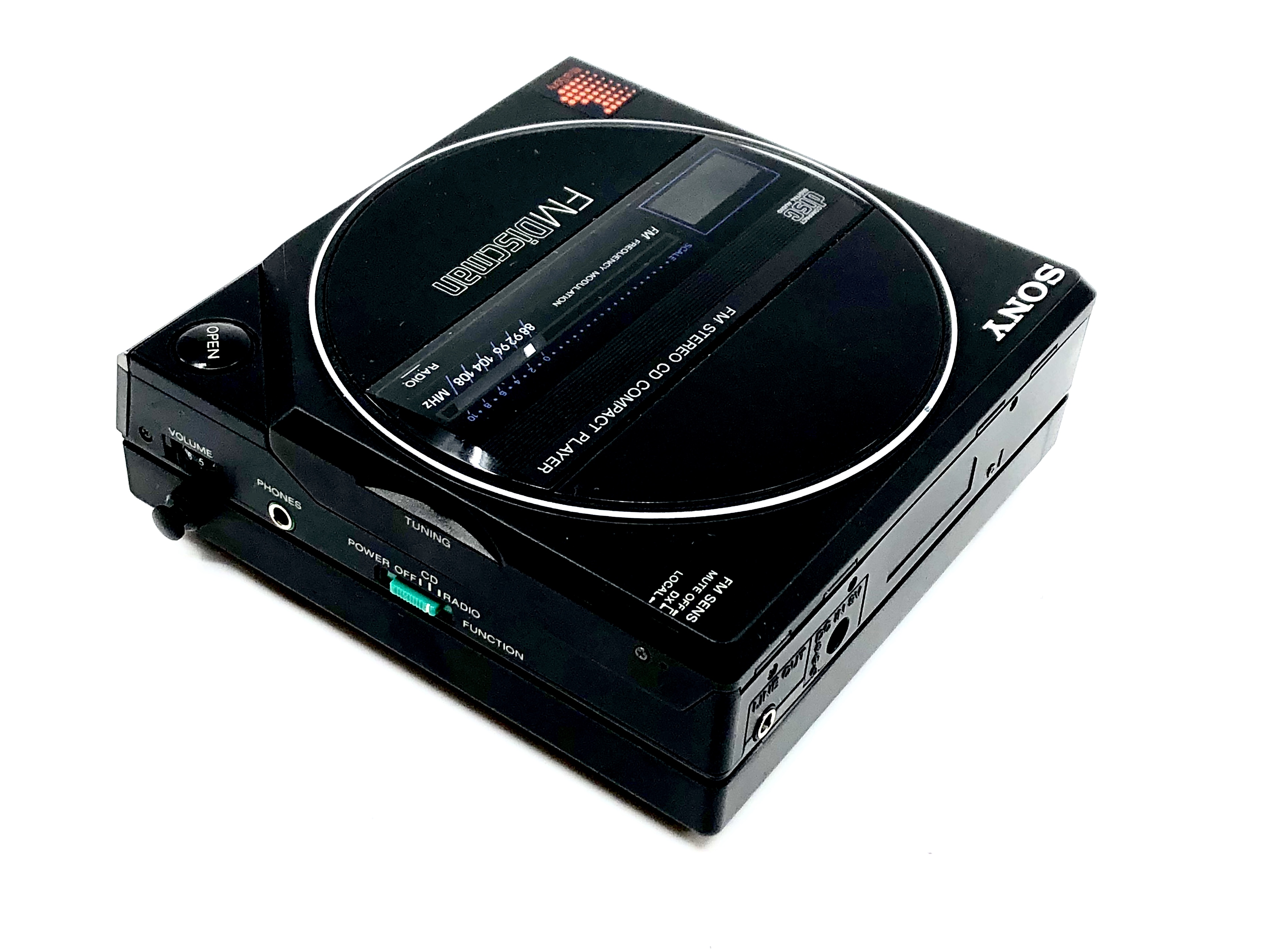 Sony Discman D-55 Portable CD Player with Stereo FM