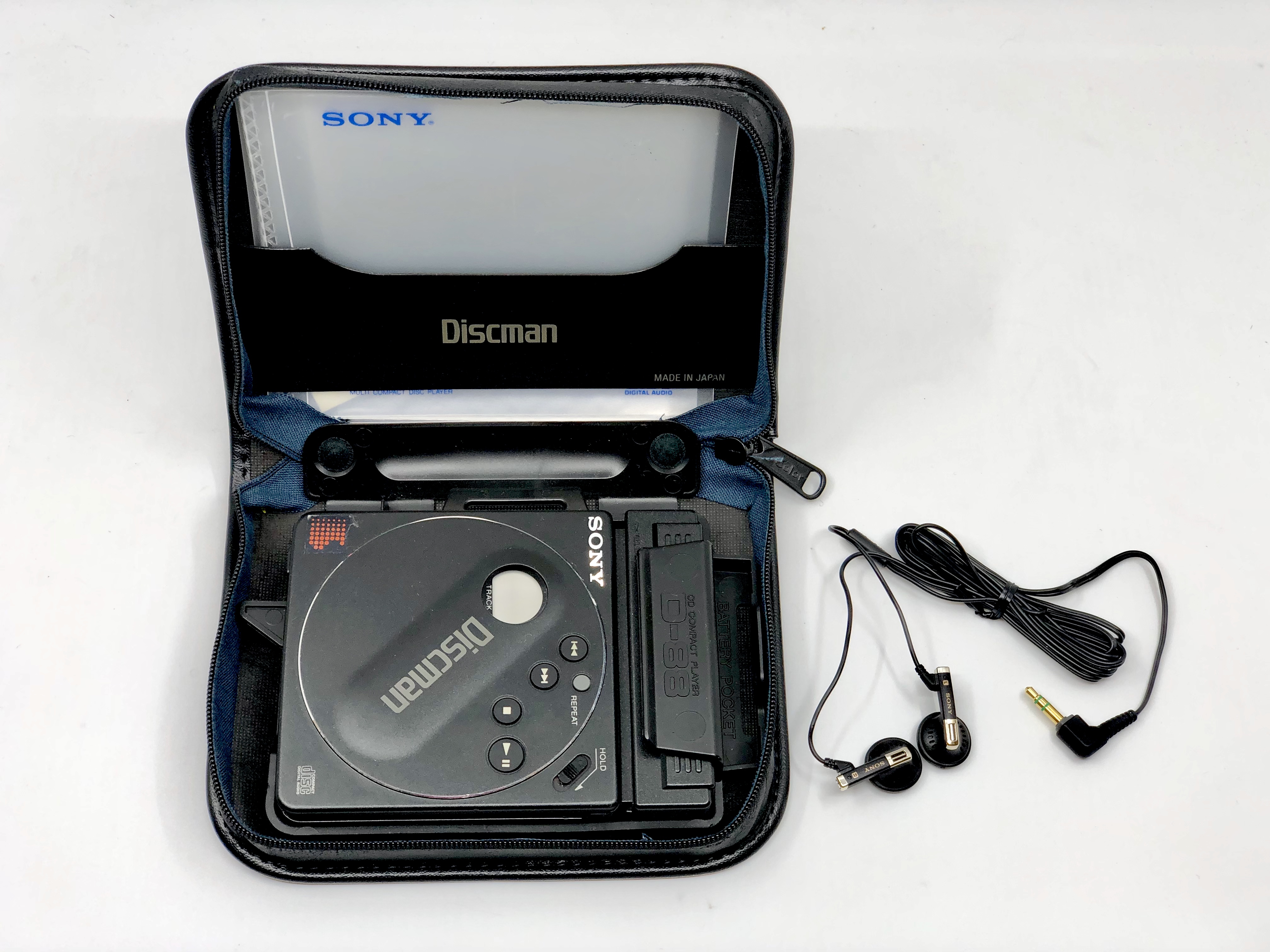 Sony Discman D-88 Portable CD Player