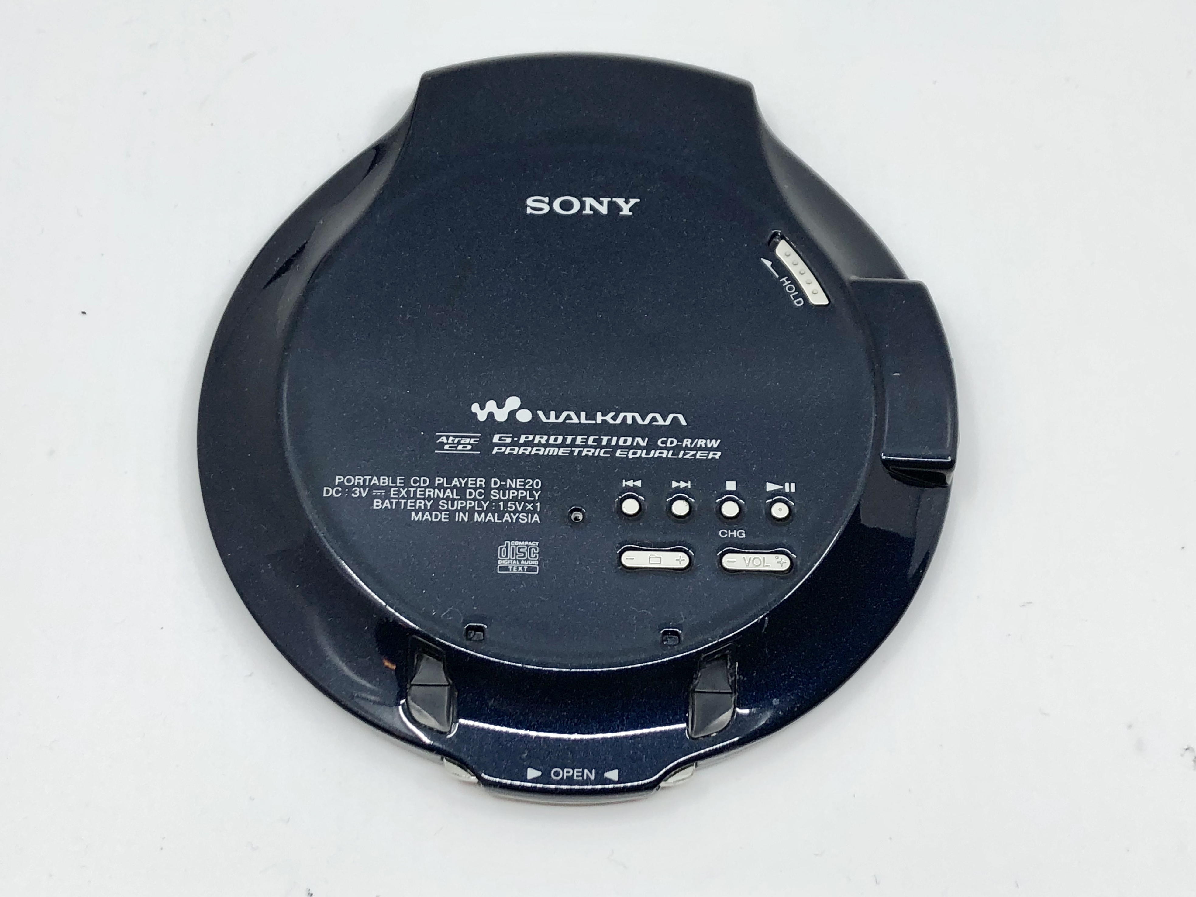 Sony CD Walkman D-NE20 Dark Blue Portable CD Player