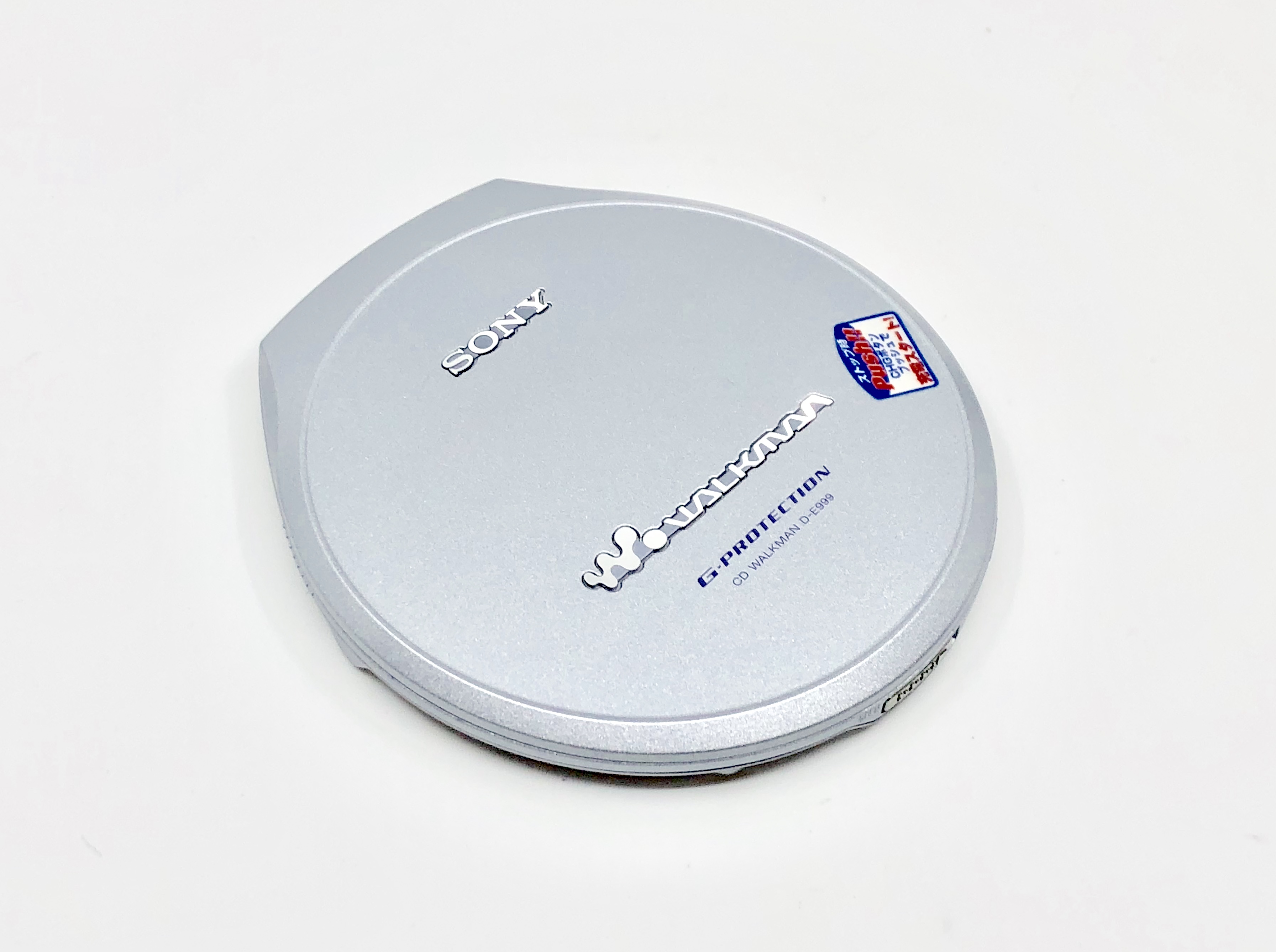 【動作品希少】SONY ポータブルCD プレーヤー WALKMAN D-E999 Sony CD Walkman D-E999 Silver Portable CD Player