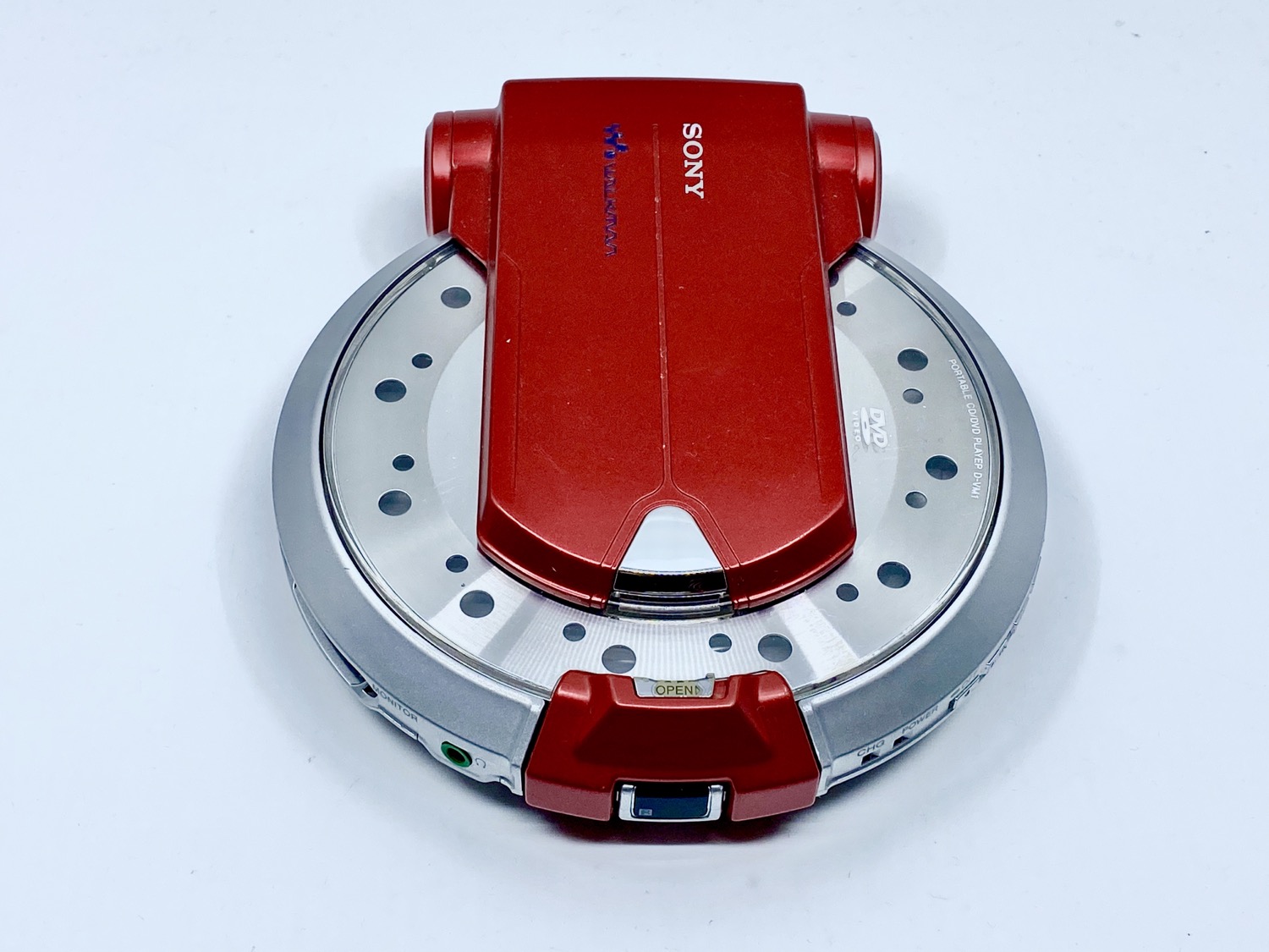 Sony Walkman D-VM1 Red Portable DVD Player