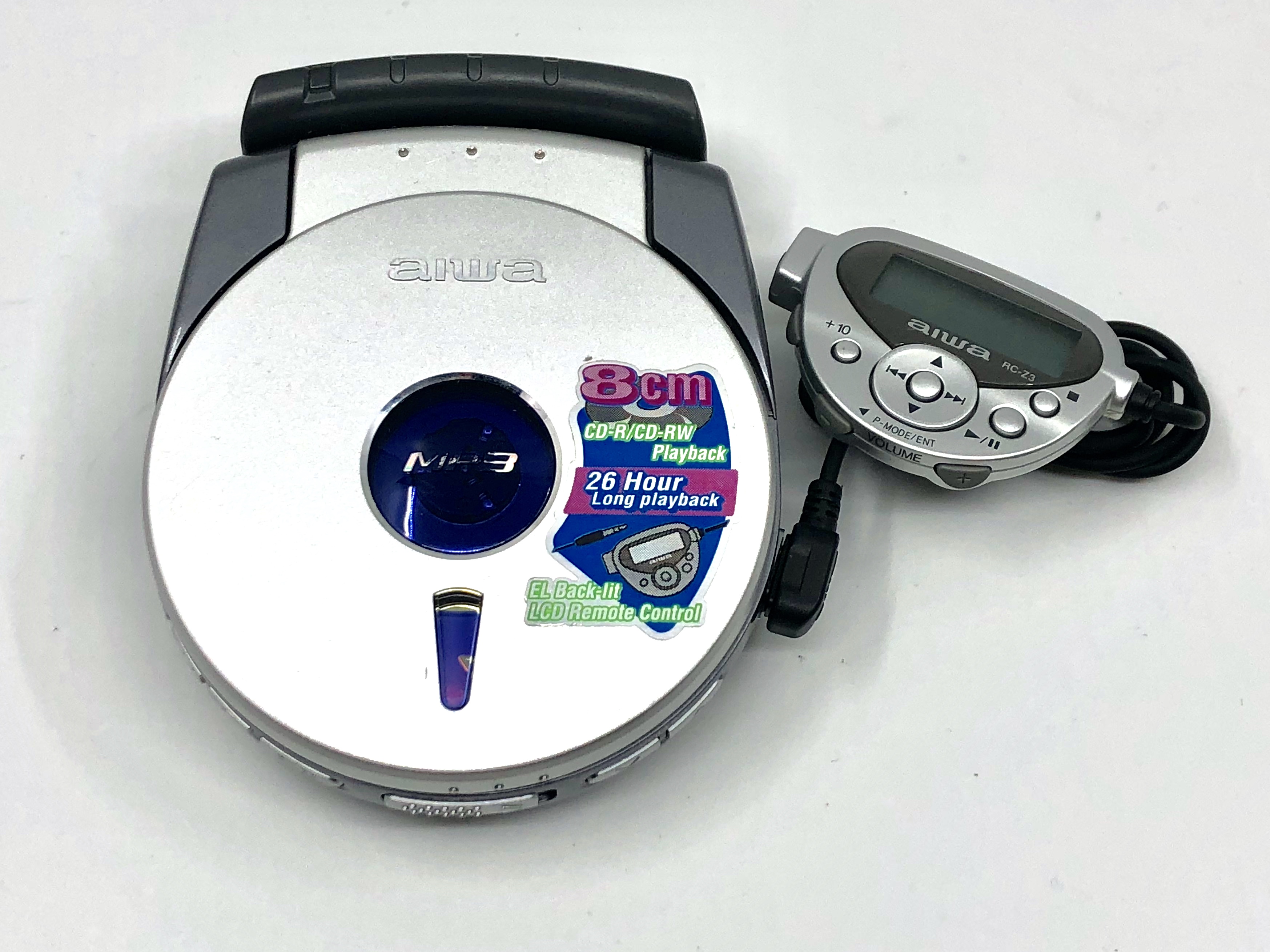 Aiwa XP-Z3C 8cm Portable CD MP3 Player