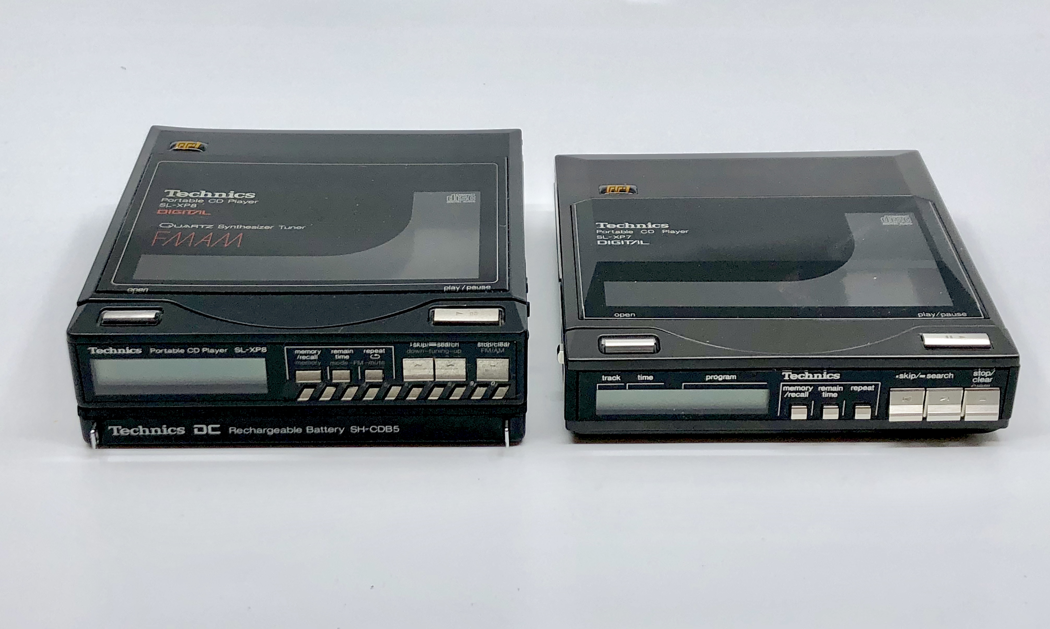 Technics SL-XP7, SL-XP8 Comparison