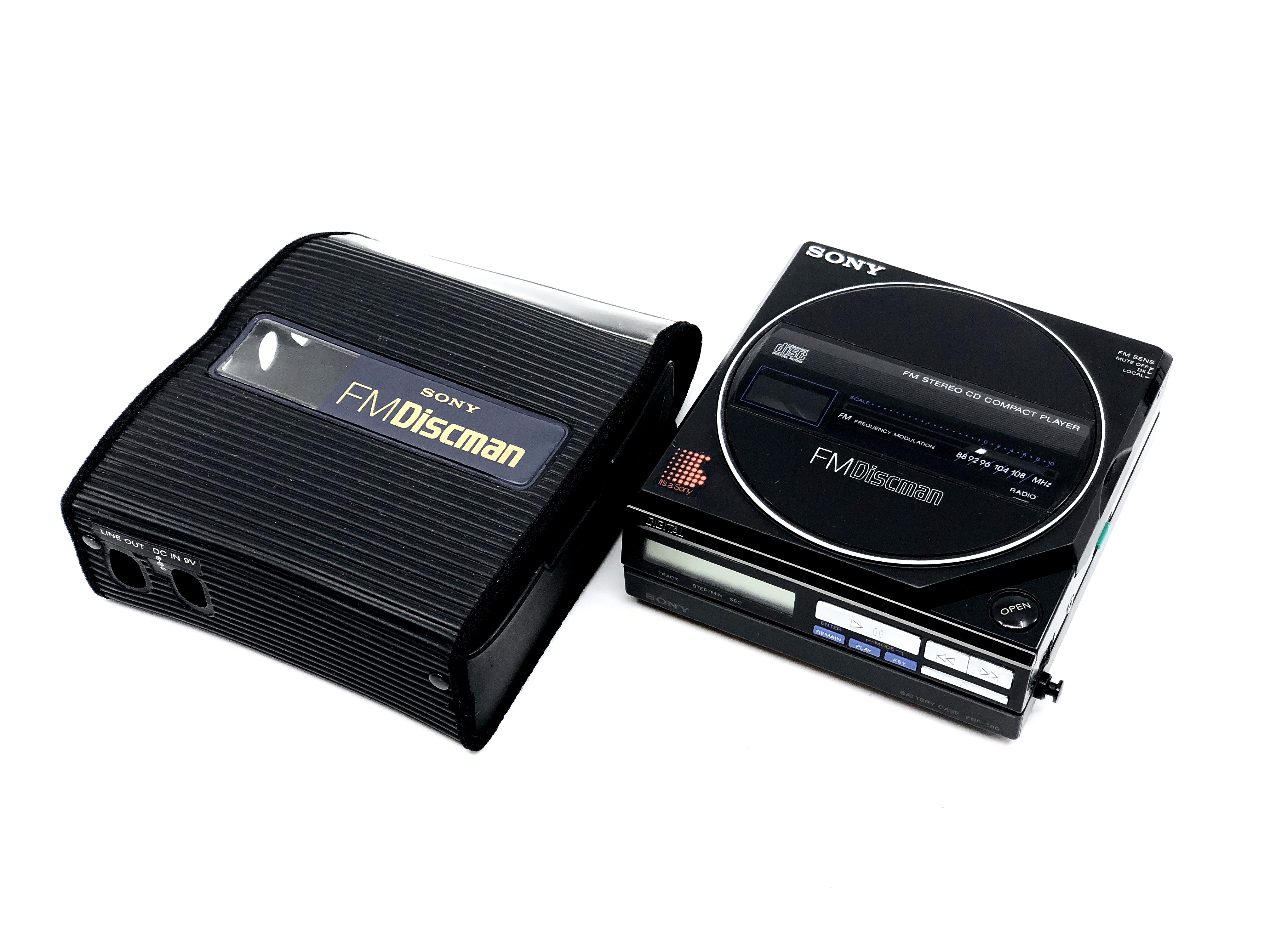 SONY Discman FM/AMラジオ 高音質 CDプレーヤー D-55T Sony Discman D-55 Portable CD Player with Stereo FM
