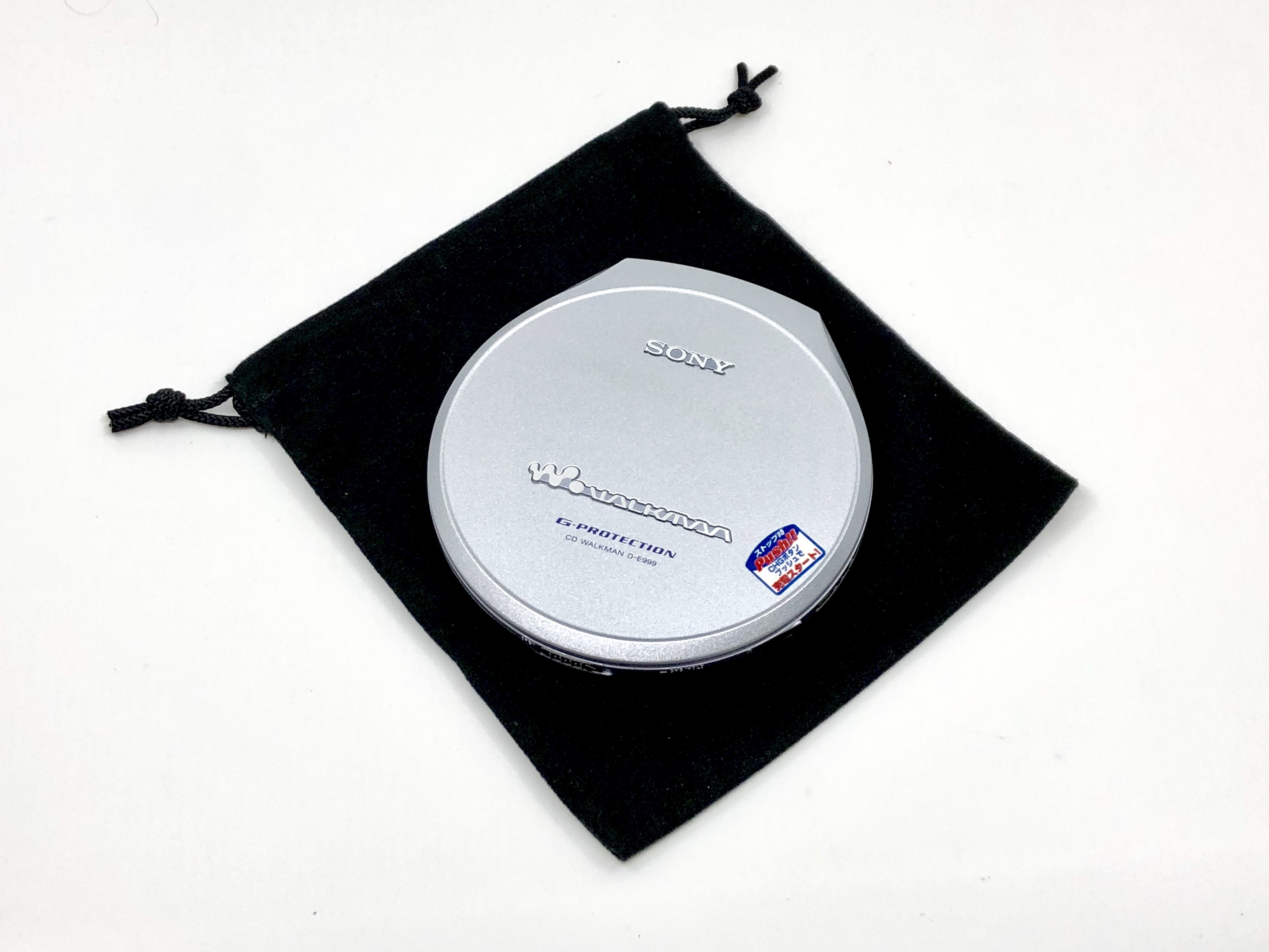 Sony CD Walkman D-E999 Silver Portable CD Player