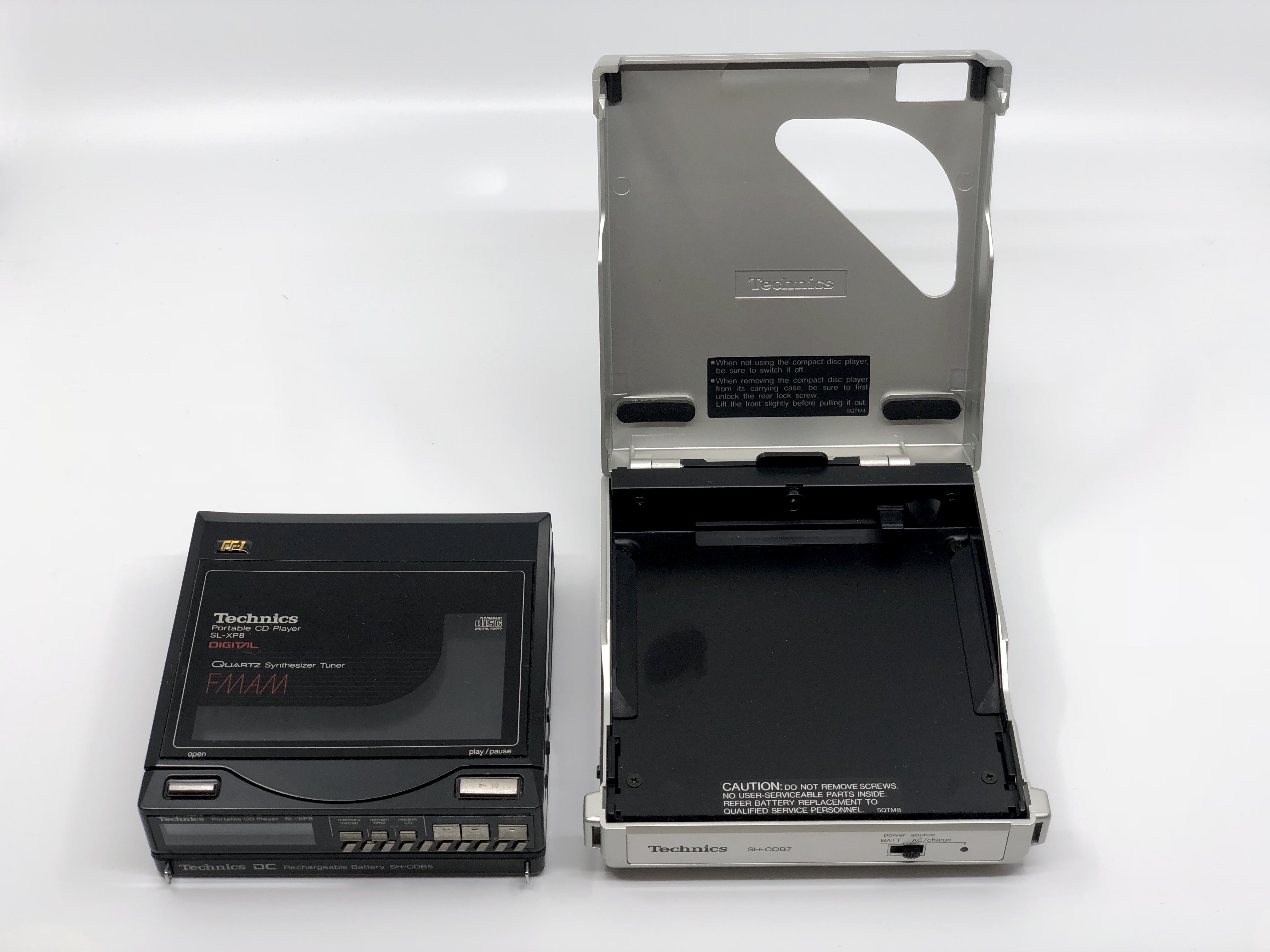 Technics SL-XP7, SL-XP8 Comparison