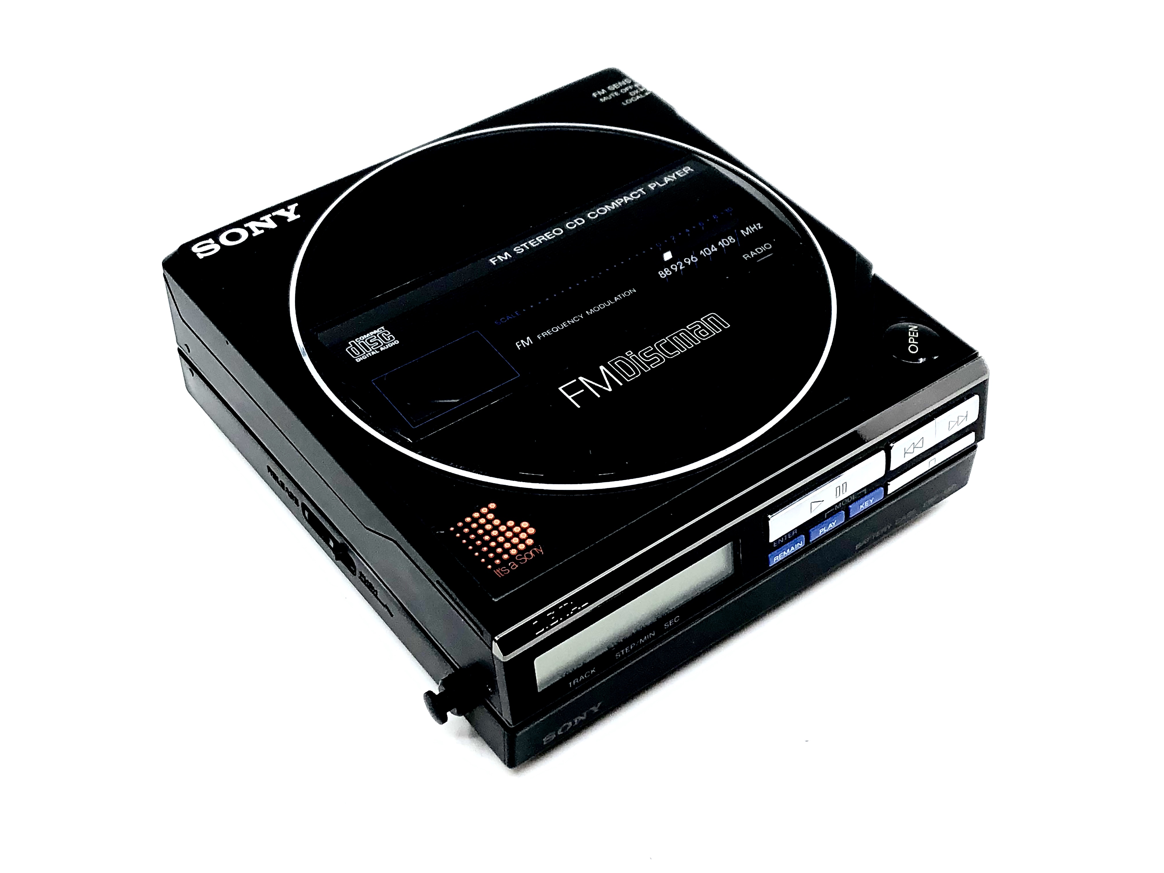 Sony Discman D-55 Portable CD Player with Stereo FM