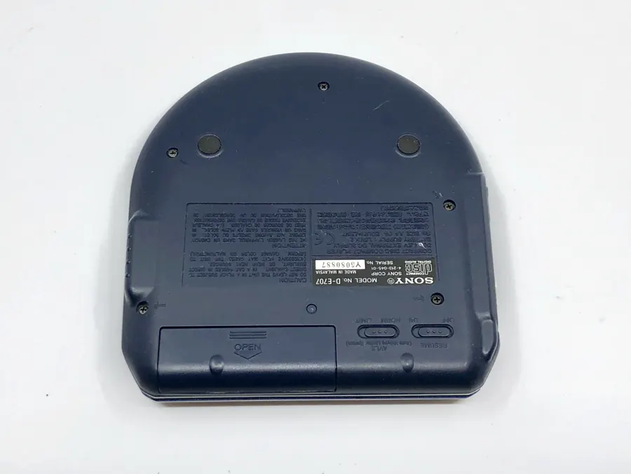 Sony CD Walkman D-E707 Dark Blue Portable CD Player